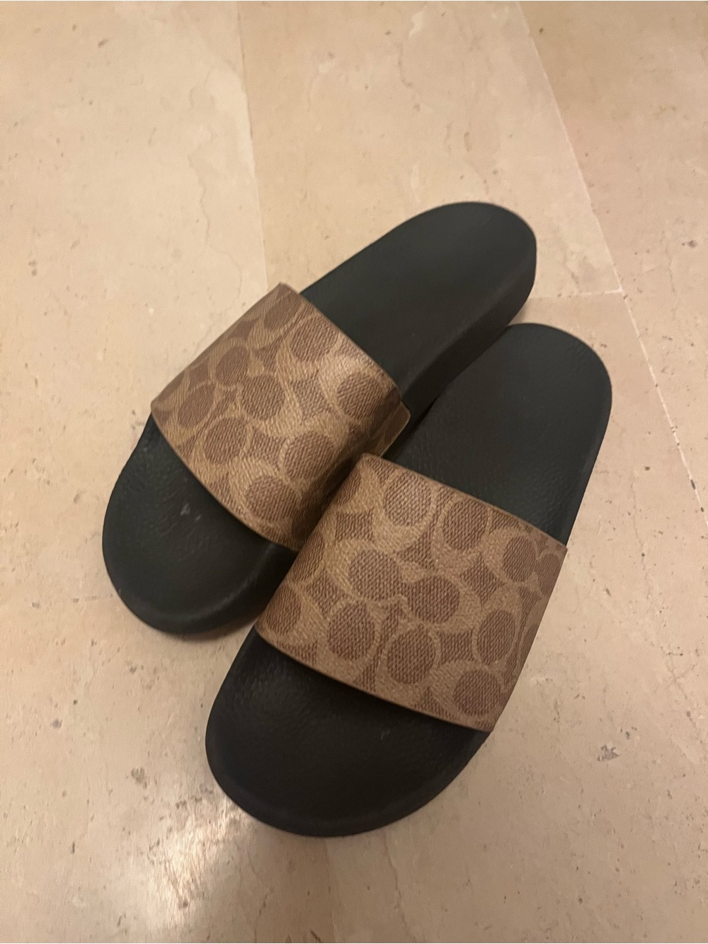 Coach Logo Brown Slides